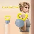 SPORTNOW 4KG Soft Kettlebell, Kettle Bell with Non-Slip Handle for Home Gym, Weight Lifting, Strength Training, Yellow/Grey - 6