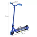 AIYAPLAY Electric Scooter for Kids 6-14 Years, with Colourful Lights, Blue - 3