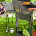 Outsunny 7.5kW Three-Burner Gas BBQ Grill, with See-Through Lid - Black - 8