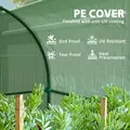 Outsunny 94 x 94cm Mini Portable Greenhouse - Green - 5