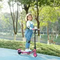 AIYAPLAY Electric Scooter for Kids Aged 6-14 Years, with Colourful Lights, Pink - 2