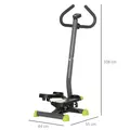 HOMCOM Twister Stepper, Step Machine with Adjustable Resistance, LCD Screen - Grey - 3