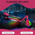 AIYAPLAY Electric Scooter for Kids Aged 6-14 Years, with Colourful Lights, Pink - 4