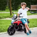 AIYAPLAY 12V Honda Licensed Kids Electric Motorbike w/ Music, Safety lights, Early Education Function, for Ages 3-6 Years, Red - 2