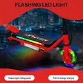 AIYAPLAY Electric Scooter for Kids Aged 6-14 Years, with Colourful Lights, Red - 4