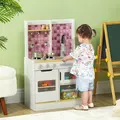 AIYAPLAY Kids Play Kitchen, Pretend Play Kitchen with Realistic Oven, Stove, Sink, Kitchen, Accessories, White - 2