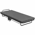 HOMCOM Single Temporary Folding Bed - Grey - 1