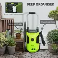 Outsunny 1800W 150-Bar Pressure Washer, with Adjustable Nozzle - Green - 7