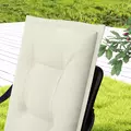 Outsunny Set of Four Padded Garden Seat Cushions - White - 9
