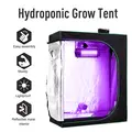 Outsunny Grow Tent Reflective Mylar Hydroponic with Adjustable Vents and Floor Tray for Indoor Plant Growing, 120 x 60 x 150 cm (47" x 23.5" W x 59") - 5