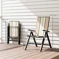 Outsunny Rattan Reclining Garden Chairs - Orange - 3