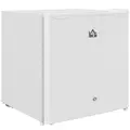 HOMCOM 46 Litre Lockable Countertop Fridge - Cream White - 1
