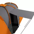 Outsunny Large Camping Tent Tunnel Tent with 2 Bedroom and Living Area, 2000mm Waterproof, Portable with Bag for 4-6 Man, Orange - 8
