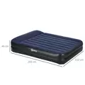 Outsunny King-Size Air Bed, with Built-in Electric Pump and Carry Bag - 3
