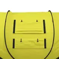 Outsunny 4 Person Pop-up Camping Tent Family Tent with Ground Sheet, 4 Windows and Portable Carry Bag for Beach Outdoor Trip, Yellow - 9
