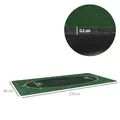 SPORTNOW Professional Poker Mat, Six-Player Water-resistant Poker Table with Felt Surface, Carry Bag, Green - 3