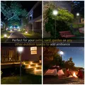 Outsunny Outdoor Garden Solar Post Lamp Sensor Dimmable LED Lantern Bollard Pathway 1.6M Tall – Black - 7