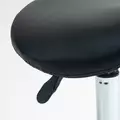 HOMCOM Salon Saddle Stool, Rolling Saddle Chair for Massage, Spa, Clinic, Beauty, Hairdressing and Tattoo, Black - 9