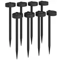 Outsunny Solar Lights Outdoor Garden Stake 8 Pack Pathway Lighting, Solar Stake Lights with Auto On/Off LED, IP44 Waterproof Plastic Outdoor Garden Lighting for Path, Patio and Landscape - 1