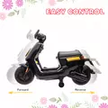 AIYAPLAY 6V Ride on Motorbike, Kids Electric Motorbike w/ Headlights, Music, Training Wheels, for Ages 18-36 Months, Black - 5