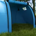 Outsunny Four Man Duo Room Tunnel Tent, with Accessories - Sky Blue - 8