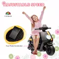 AIYAPLAY 6V Ride on Motorbike, Kids Electric Motorbike w/ Headlights, Music, Training Wheels, for Ages 18-36 Months, Black - 7