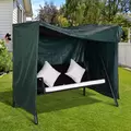 Outsunny 152 x 177cm Three-Seater Swing Chair Protective Cover Green - 2