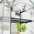 Outsunny 193cm Five Shelf Mini Greenhouse - White - 8