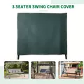 Outsunny 205 x 124cm Three-Seater Swing Chair Protective Cover Deep Green - 5