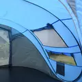 Outsunny 4 Person Pop-up Camping Tent Family Tent with Ground Sheet, 4 Windows and Portable Carry Bag for Beach Outdoor Trip, Sky Blue - 8