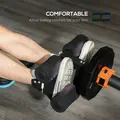 SPORTNOW Tibialis Trainer Tib Bar for Strengthening Calves Shins Ankles, Fits 5cm Weight Plates - 5