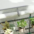 Outsunny Three-Tier Mini Greenhouse - White - 9