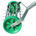 Outsunny Garden Rolling Lawn Aerator Heavy Duty Steel Grass Roller w/ Adjustable Handle - 6
