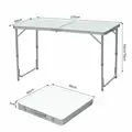 Outsunny Portable Aluminum Foldable Table - 3