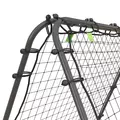 HOMCOM Double Sided Football Rebounder Net, Football Rebound Goal with Five Adjustable Angles, Black - 8