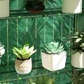 Outsunny Four Shelf Mini Greenhouse - Green - 9