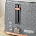 HOMCOM Four-Slice Honeycomb Toaster - Grey - 8