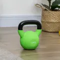 HOMCOM Soft Kettlebell, 12kg Kettle Bell with Non-Slip Handle for Home Gym Weight Lifting and Strength Training, Green - 6