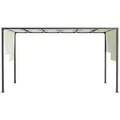 Outsunny 3 x 4m Outdoor Garden Pergola - Cream White - 6