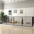 PawHut 80cm 8 Panels Heavy Duty Dog Pen, Pet Playpen for Indoors, Outdoors, Small, Medium Dogs - 1