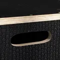 SPORTNOW Multi-Faceted Jump Box, Wooden Step Up Box, for Home, Gym, Exercise, 51/61/76cm- Black - 8