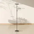 HOMCOM LED Floor Lamp for Living Room, Stepless Dimmable Standing Lamp, Mother and Child Uplighter with Reading Light, 4 Scene Modes, 2700K-6500K Colour Temps, 4 Brightness Levels, Remote Control - 2