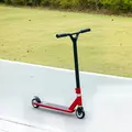 HOMCOM Stunt Scooter, 360° Entry Level Tricks Scooter w/ Lightweight Aluminium Deck and ABEC 7 Bearing, For Age 14+ Beginners, Red - 7