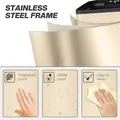 HOMCOM 40L Dual Compartment Stainless Steel Bin, with Deodoriser Holders - Gold Tone - 7