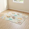 AIYAPLAY Animal-Themed Baby Plat Mat Double Sided, Foldable, Water-Resistant for Outdoor/Indoor, 177 x 146 x 1.5cm - 3