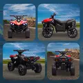 AIYAPLAY 6V Kids ATV, 4 Wheeler Electric Ride on Car with Music and LED Headlights, for Ages 3-6 Years Boys and Girls, Red - 7