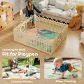 AIYAPLAY Dinosaur-Themed Baby Plat Mat Double Sided, Foldable, Water-Resistant for Outdoor/Indoor, 177 x 146 x 1.5cm - 8