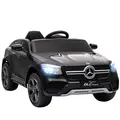 AIYAPLAY Mercedes-Benz GLC Licensed Kids Ride on Car with Remote Control, Soft Start, MP3, LED Headlights, Black - 1