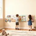 AIYAPLAY Wooden Busy Board, 5 in 1 Activity Wall Panels for Kids 3+ Years, for Daycare, Playroom, Home - 2