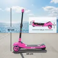 AIYAPLAY Three-Wheel Foldable Electric Scooter for Kids Aged 6-10 Years, Pink - 3